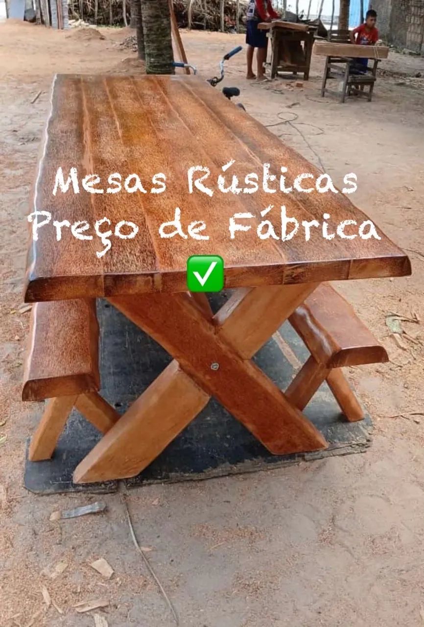 MESA BOA MACIÇA de LUXO