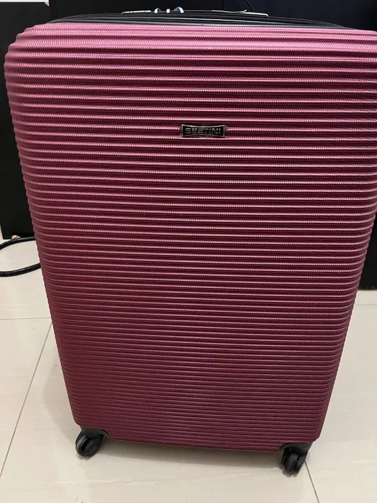Mala de viagem cor de vinho - Foto 3
