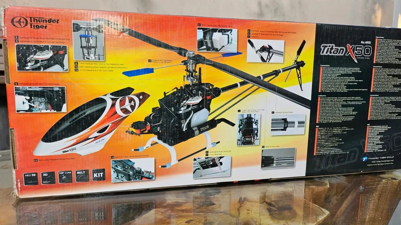 Helicóptero thunder tiger  Titan X50  3D - Foto 3
