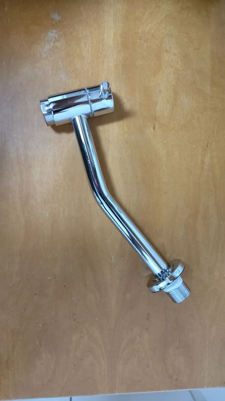 Torneira Lavatorio Banheiro Cuba Parede Tanque Lavanderia Prateado