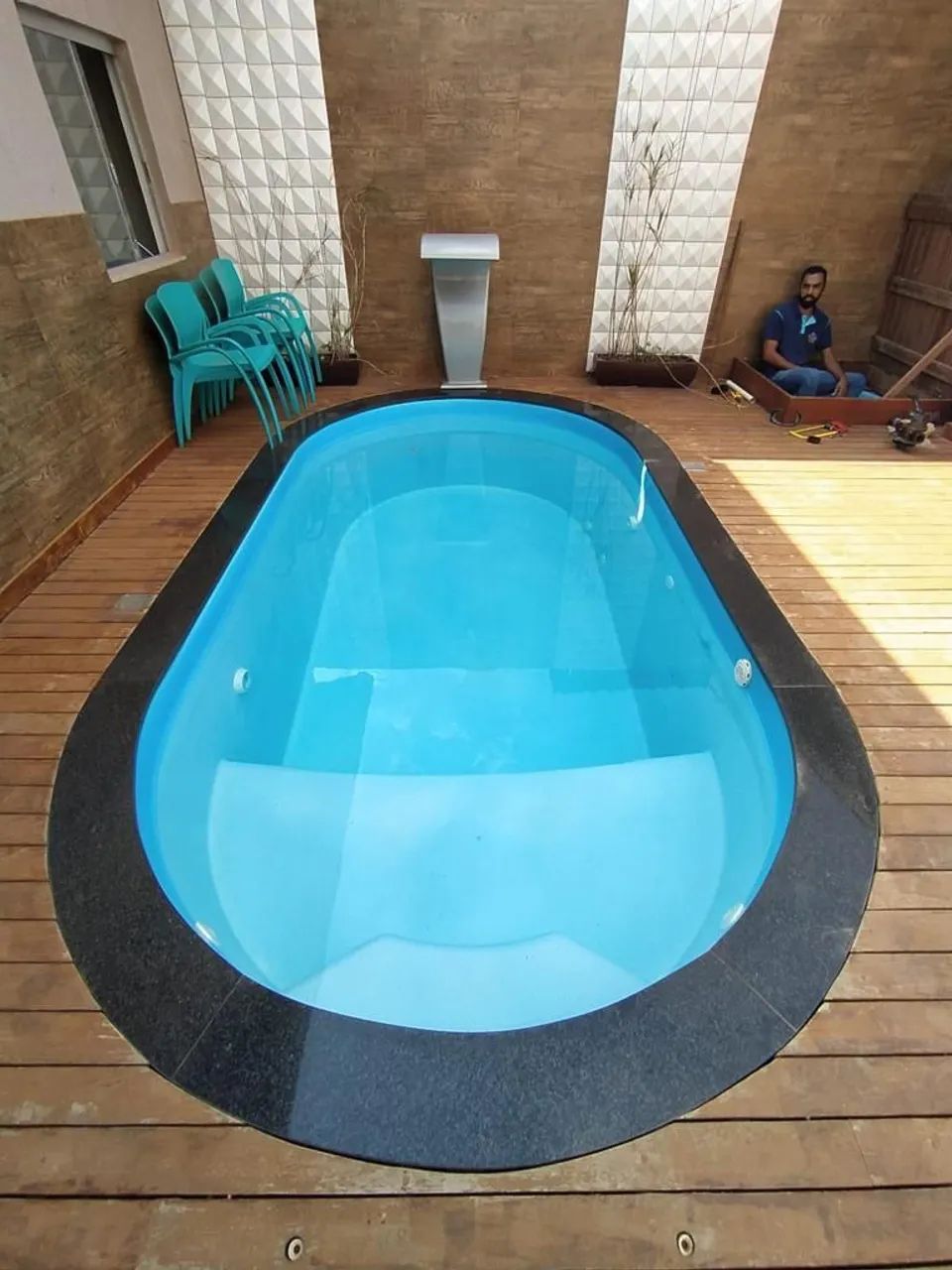 Piscina Oval para seu Jardim - Foto 2