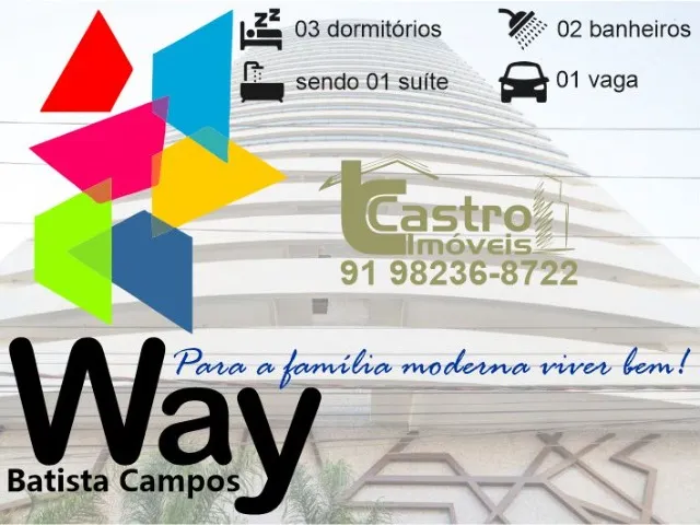 Way Batista Campos. 3/4. 1 ou 2 Vagas. I155