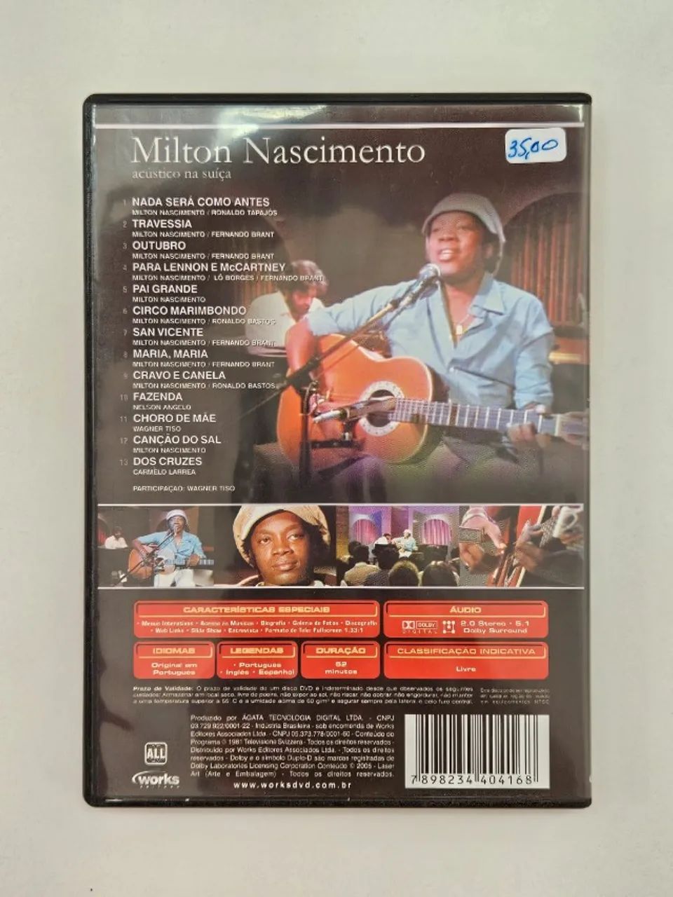 Milton Nascimento acústico na Suíça - Foto 2