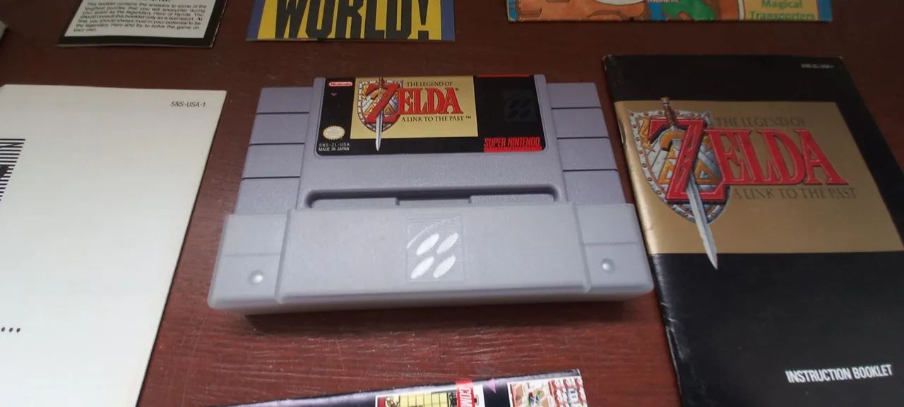 CARTUCHO ZELDA - SNES - ORIGINAL