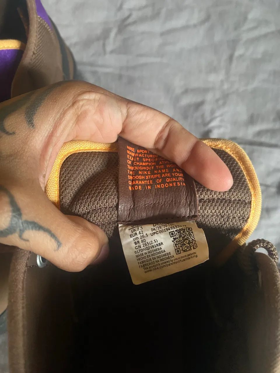 Tênis Nike Blazer Pro GT Trails & Brown  - Foto 3