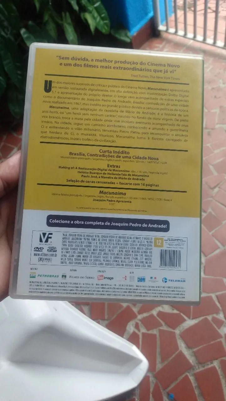 DVD original Macunaíma  - Foto 3