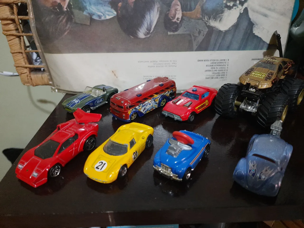 Coleção de Carrinhos Hot Wheels