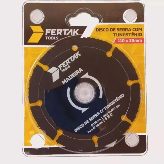 Disco de Serra com Tungstênio 110 x 20mm