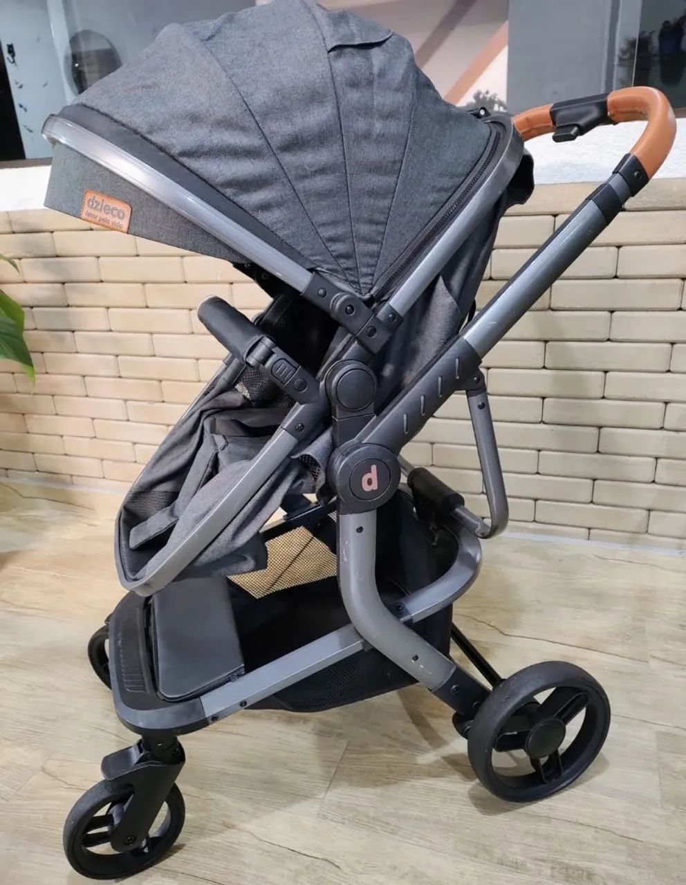 Carrinho de bebê 3 em 1 Kronus silver Dzieco em alumínio - Moisés, bebê conforto e passeio