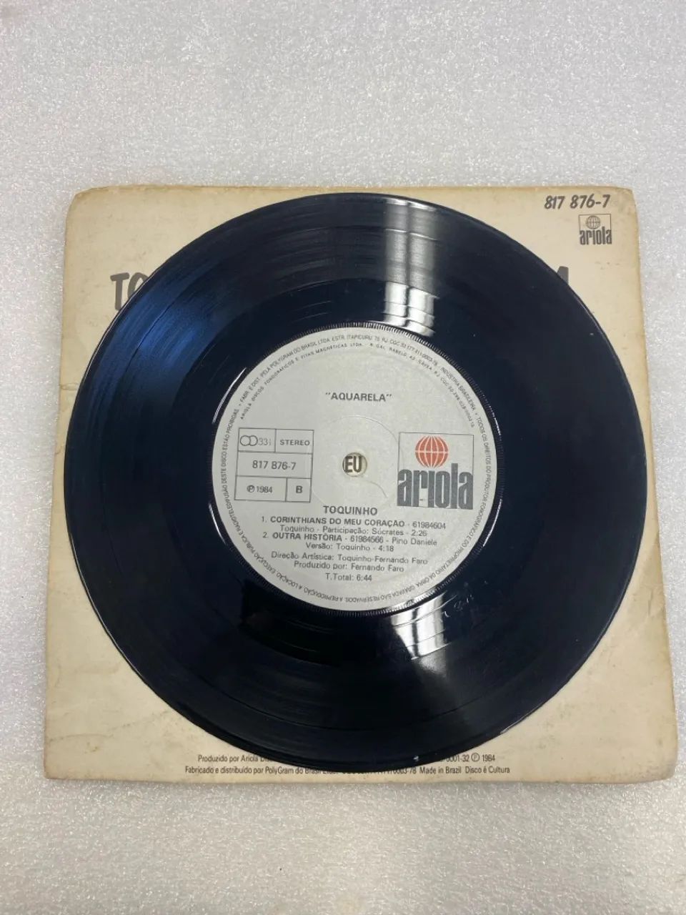 LP - Vinil - Compacto - Toquinho - Aquarela - 1984 - Foto 4