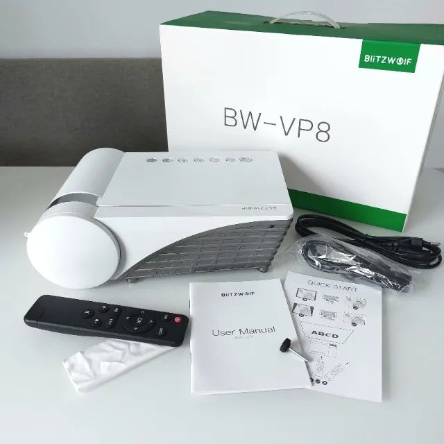 ACEITO TROCA | Projetor Blitzwolf VP8 5500 lúmens 150" Wifi Bluetooth - Foto 4