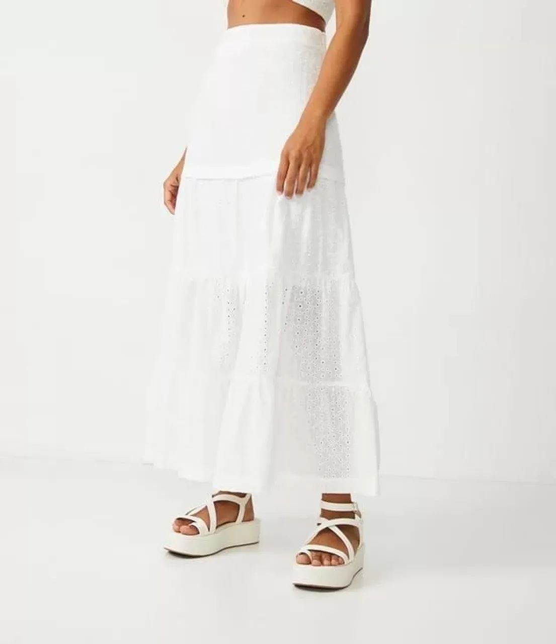 Saia new midi texturizada 100 Ou Conjunto (Saia e Top) 150 - Foto 2