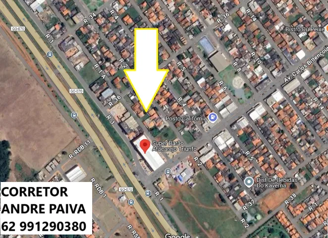 TERREN0 primeira rua do triunfo 225mt