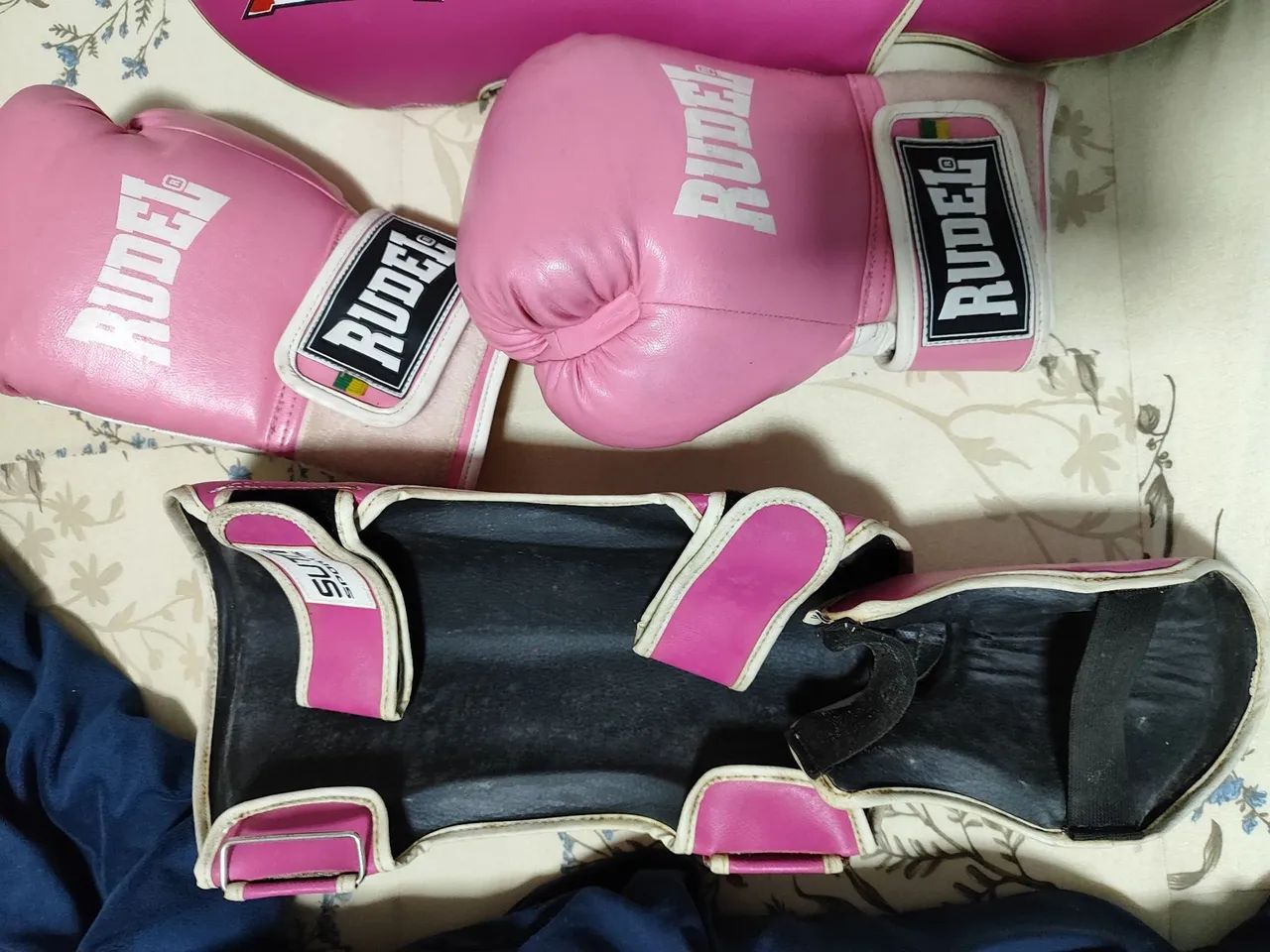Luva de Boxe e Caneleira Rudel - Foto 2