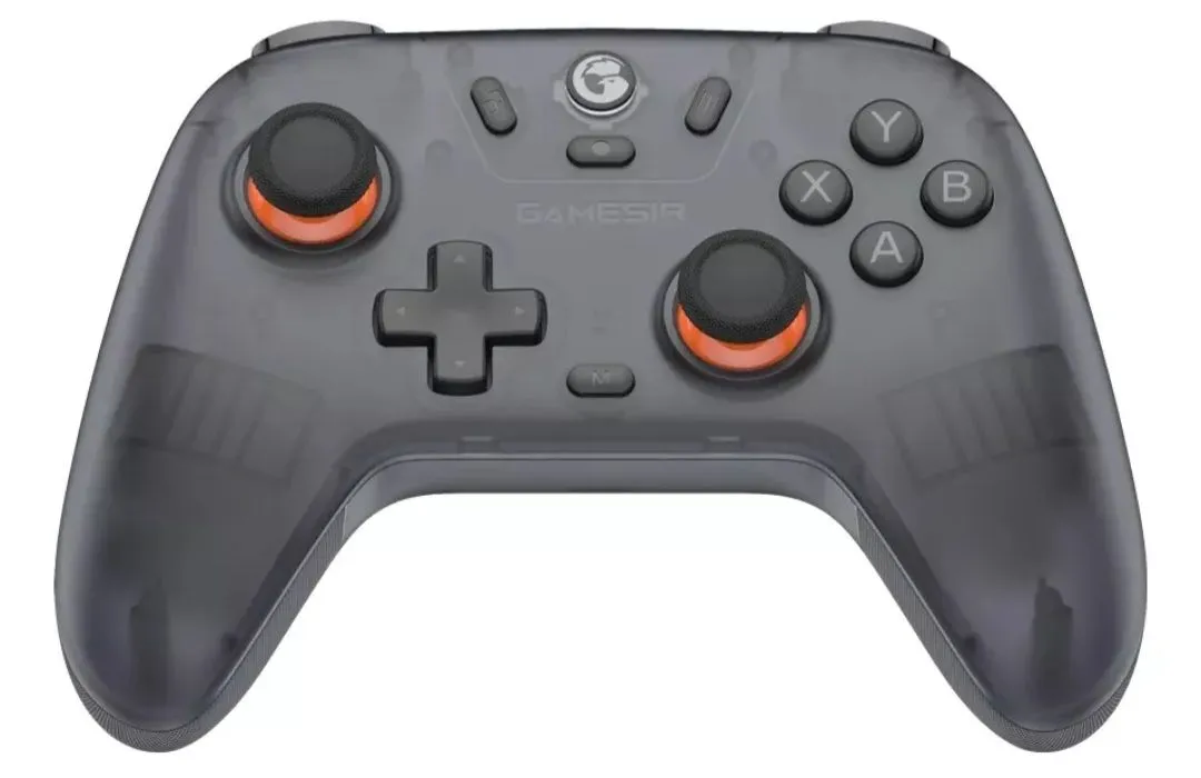 Controle Gamesir T4 Nova Lite Hall Effect 2.4 Ghz - Cor Preto Translúcido - Lacrado