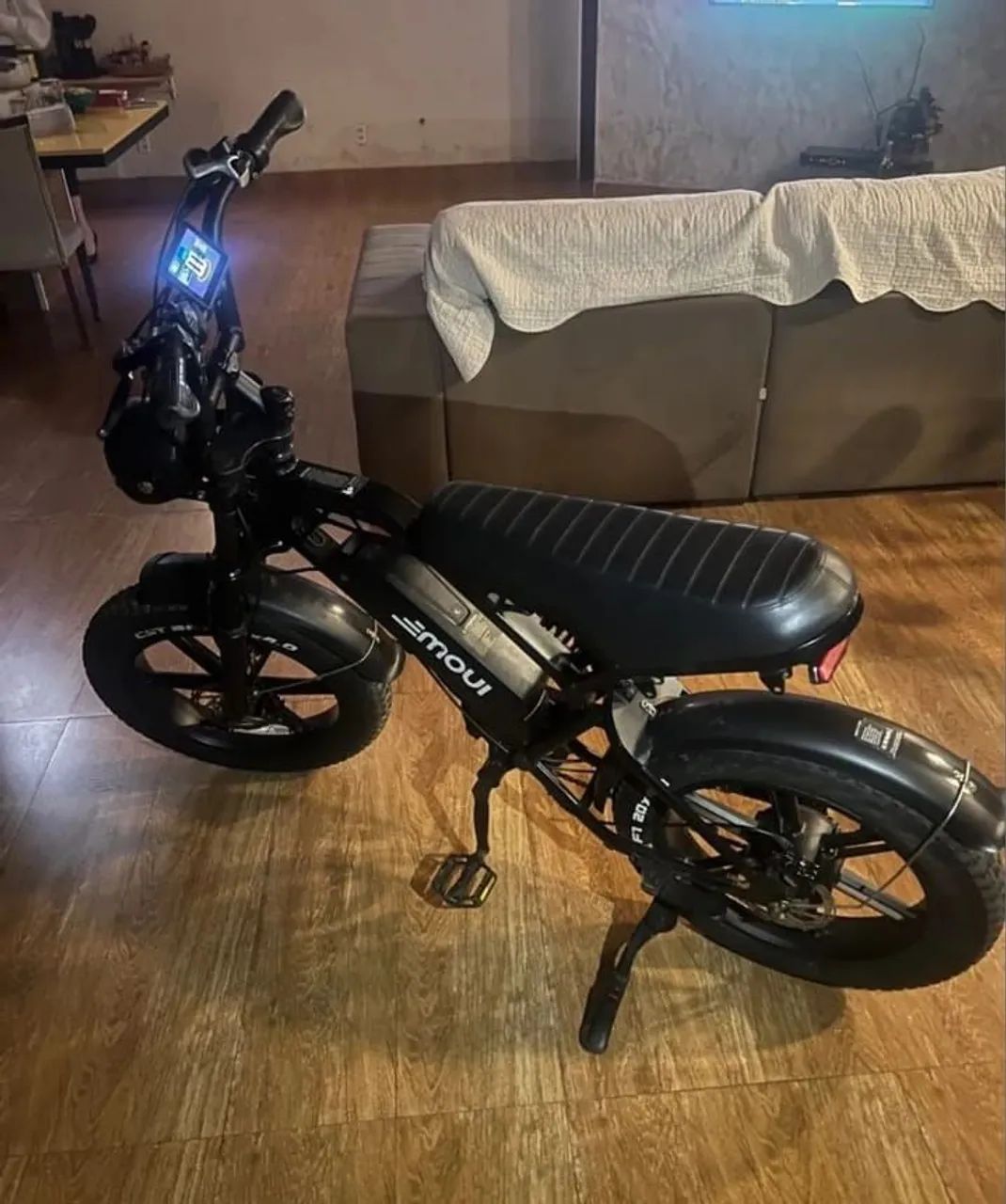 Bicicleta Elétrica com Suspensão v20  12x660 no cartão pouco tempo de uso  - Foto 4