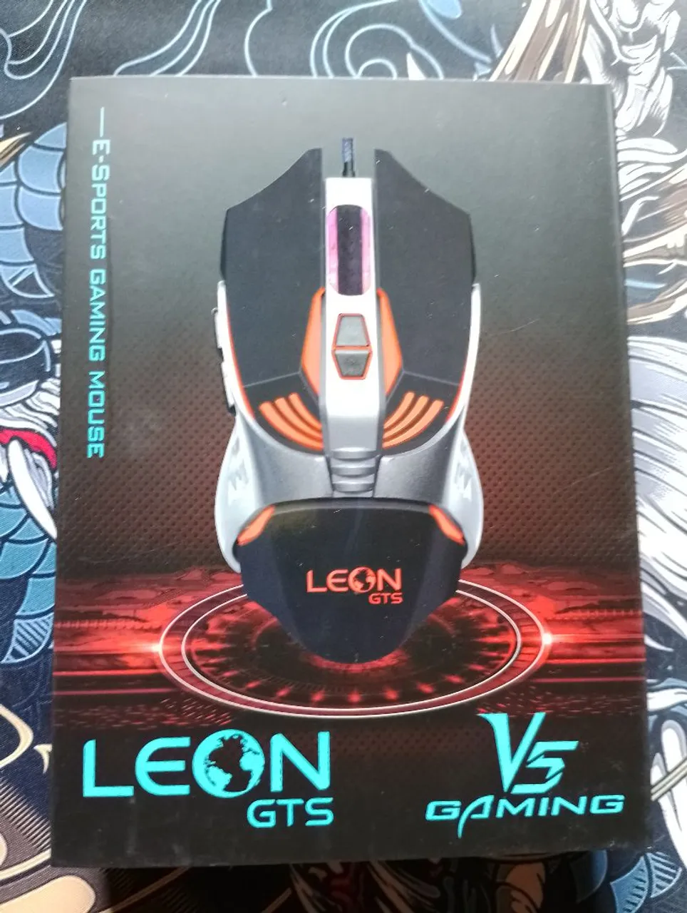 Mouse Gamer Leon GTS V5 - Novo 2400 DPI