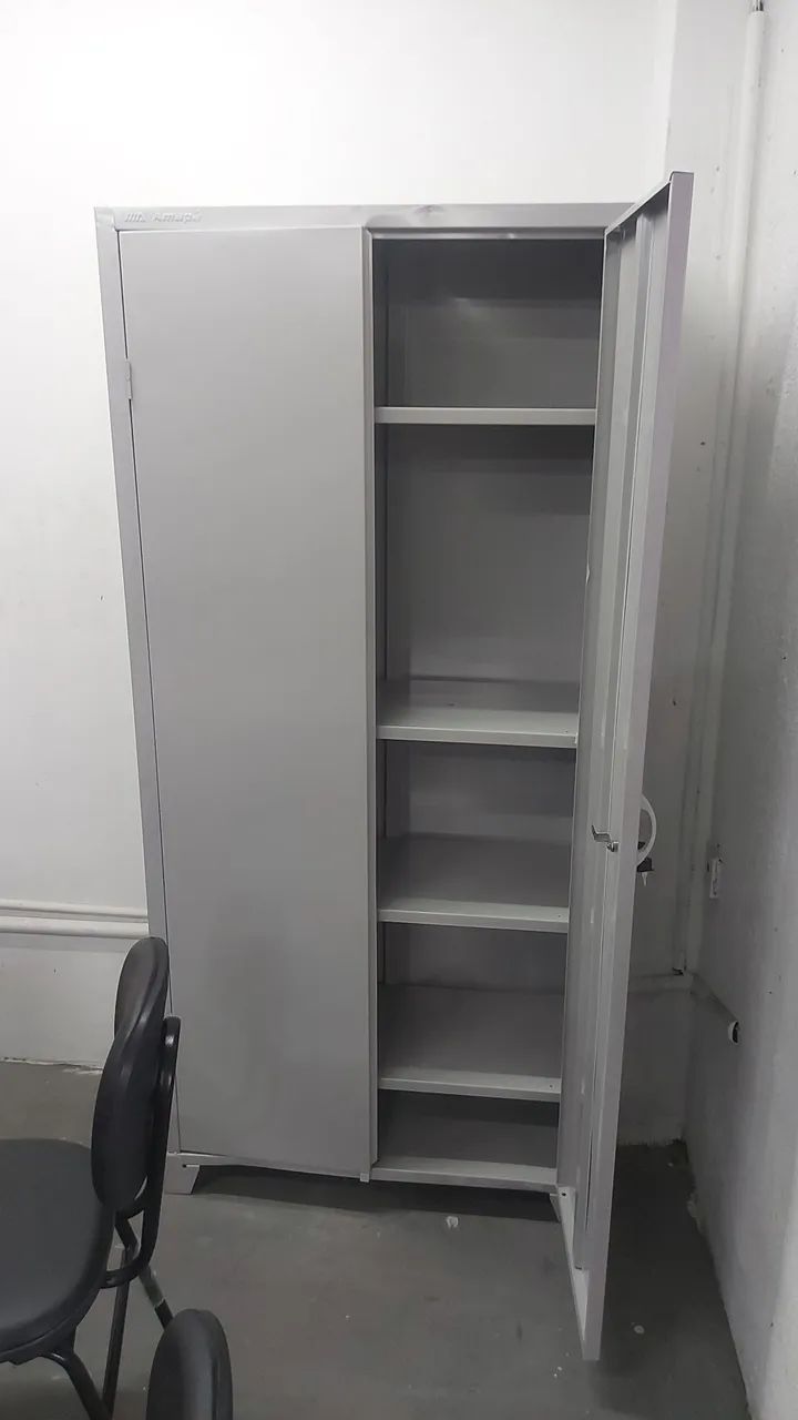 ARMARIO ALTO ACO 2 PTS 1.90X90X50CM - ZAP71- * - Foto 2