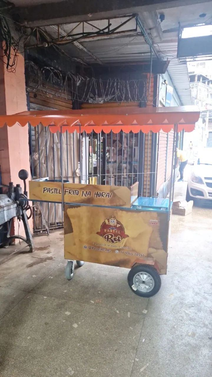 Trailer lanche estrutura alumínio