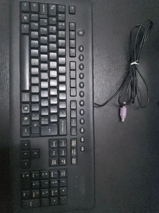 Teclado Positivo Slim PS2 K6717 - Abnt2