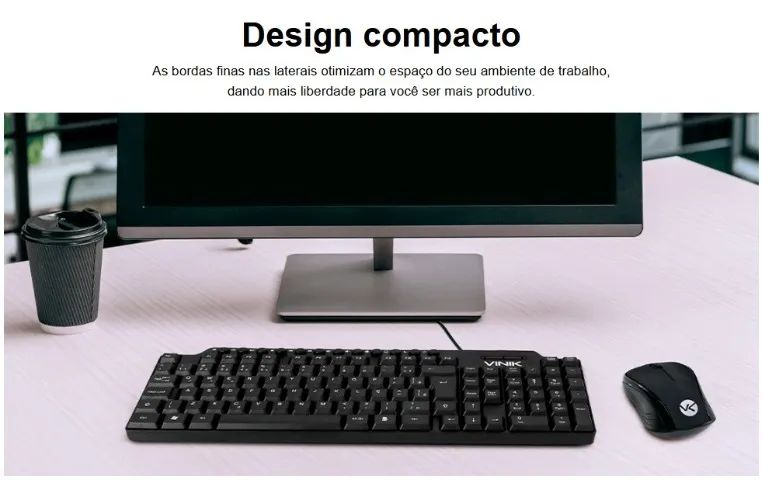 Teclado USB Multimidia Vinik Dynamic - Novo com Nota Fiscal e garantia  - Foto 4