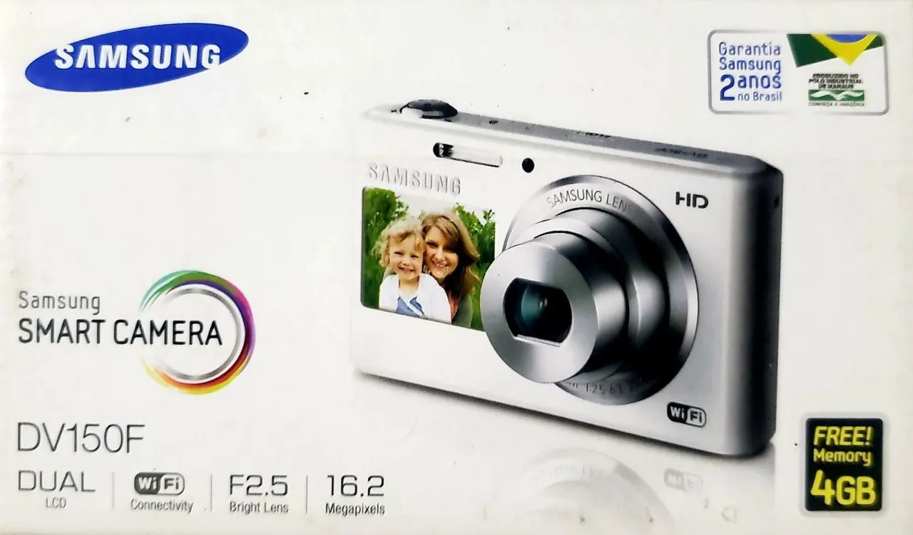 Samsung Smart Câmera DV150F 16.2MP 