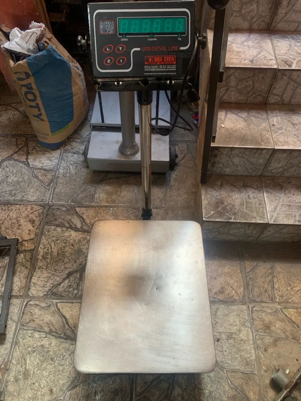 Balança Digital Comercial Digi-tron 300KG Com Bateria - Foto 3