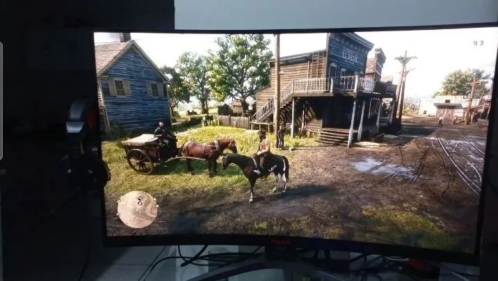 Monitor gamer curvo AOC AGON com alta taxa de atualização, 1 semana de uso! - Foto 2