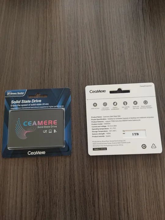 SSD SATA3 1tb CeaMere (Novo) - Anápolis  - Foto 2