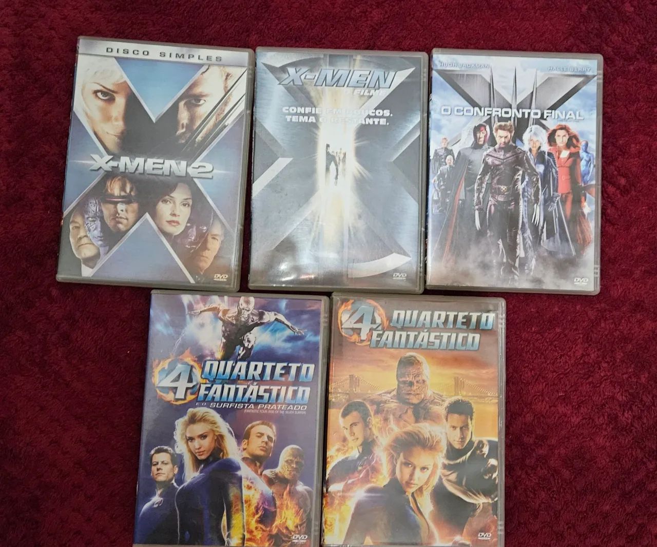 DVDs X-Men, Quarteto Fantástico e outros!