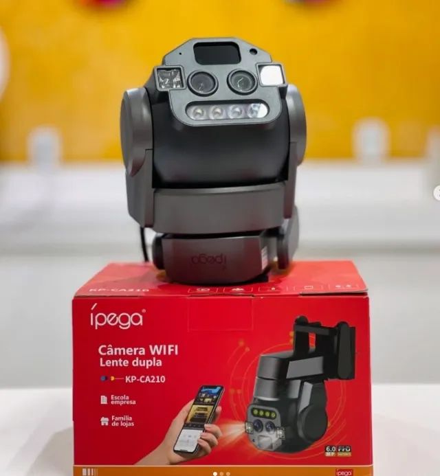 Câmera De Segurança Ip Ca210 Visão Noturna Cores Lente Dupla - Foto 3