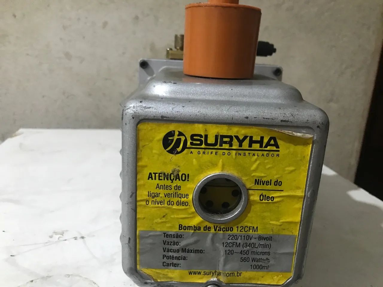 Suryha bomba de vácuo 12 CFM