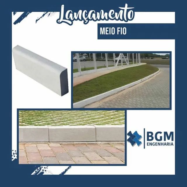 meio fio 80x25x07 cm e 80x30x10 cm