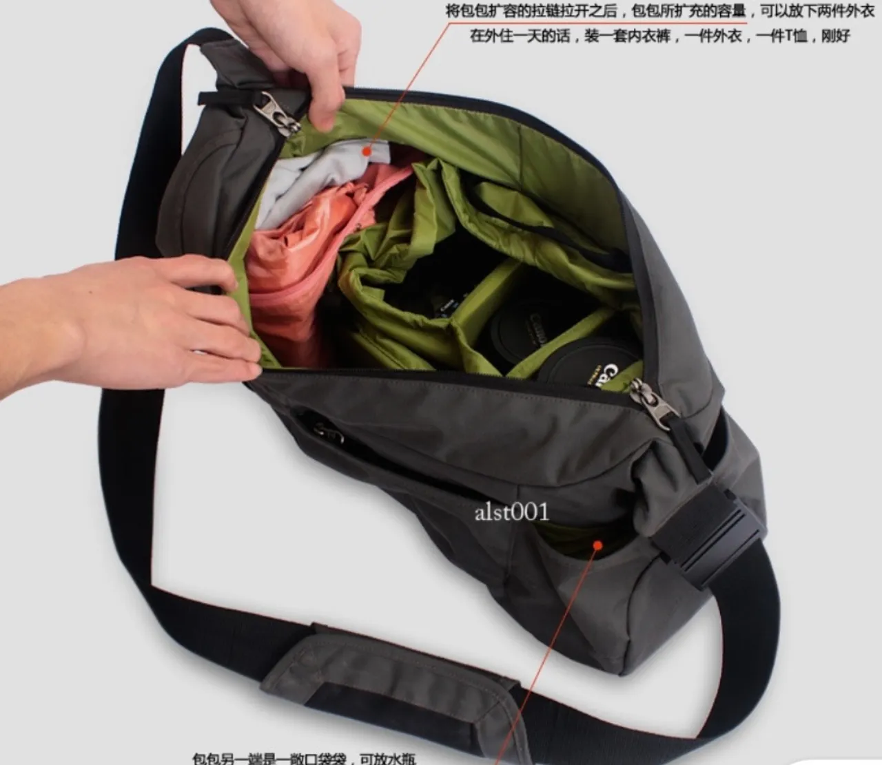 Bolsa de ombro para câmera e objetos pessoais - alst001