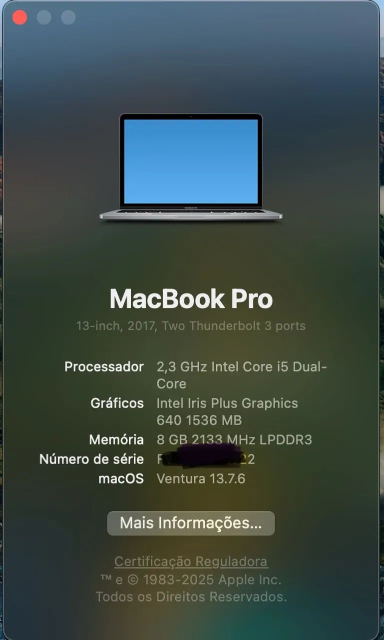 MacBook Pro 13 polegadas - Foto 5