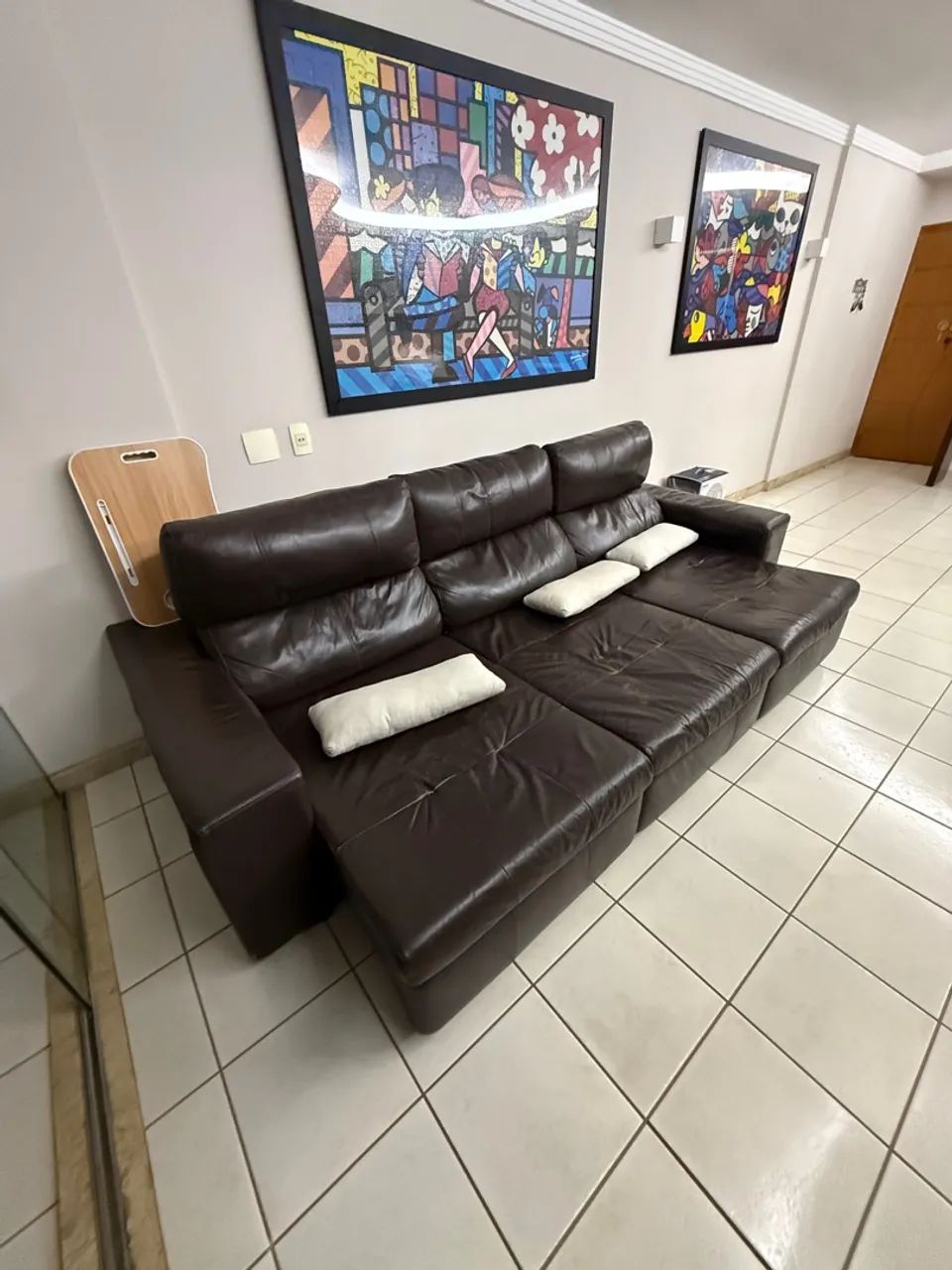 Sofá de couro 