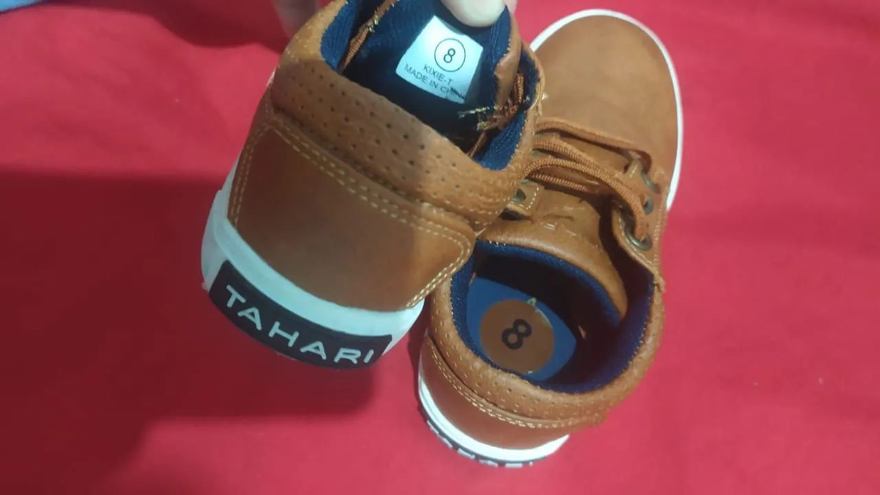 Tênis Tahari Marrom - Foto 2