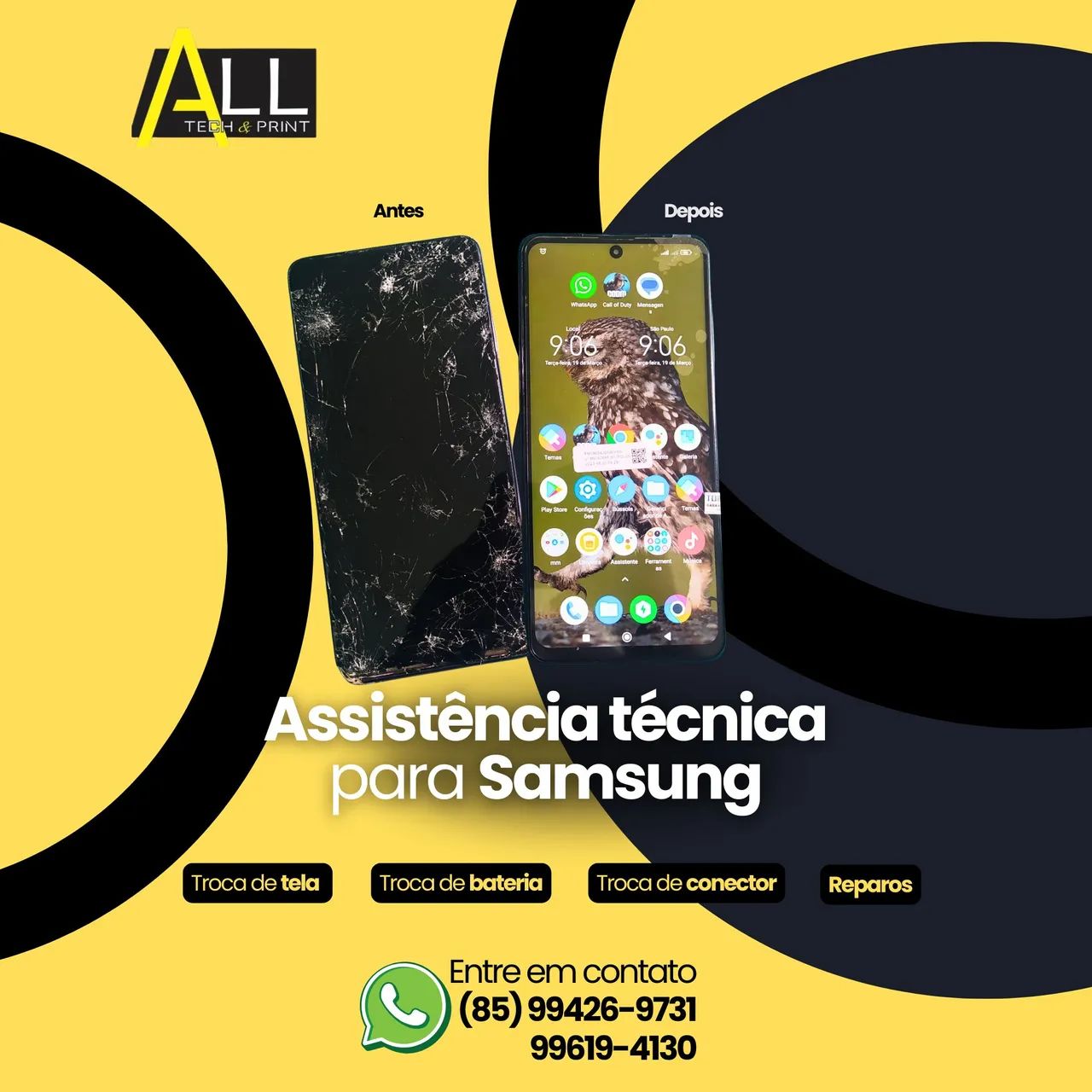 Conserto de Celular Samsung - Em Domicílio