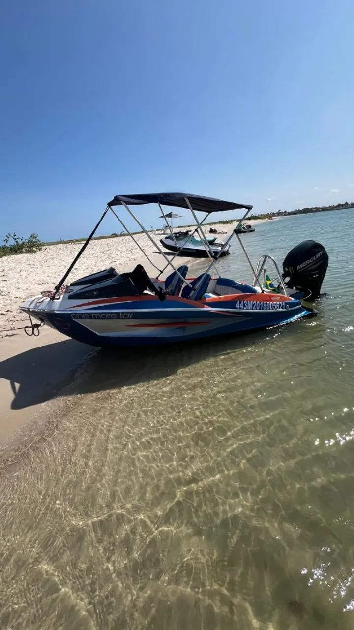 Lancha Xspeed motor mercury 40 HP 4 tempos - Foto 3