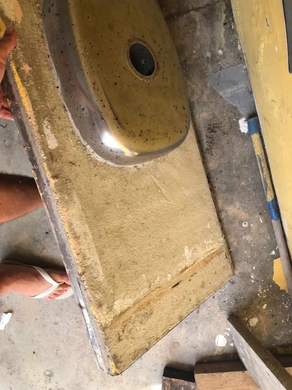 PIA INOX 1.20m COM MÃO FRANCESA  - Foto 4