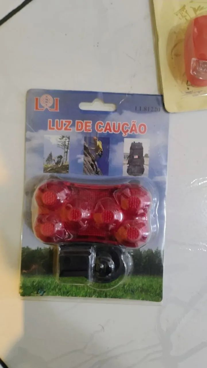 Luz de Caução para Bicicleta e mochila  - Foto 3