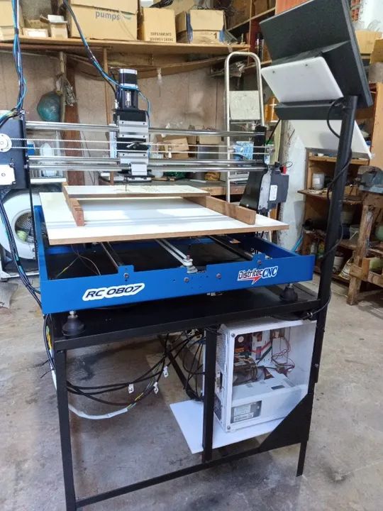 CNC ROUTER RC0807 110x80x60cm Semi nova - Foto 5
