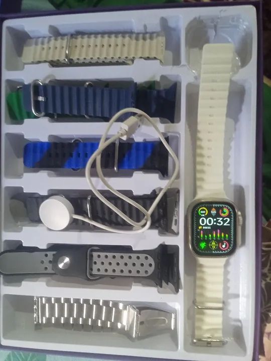 Ultra Watch Series 10 com pulseiras extras