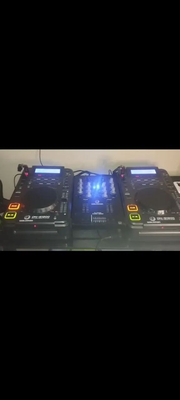 Kit CDJS Waldman DN-S1200 e Mixer Waldman DN-S1200. Troco em controladora 