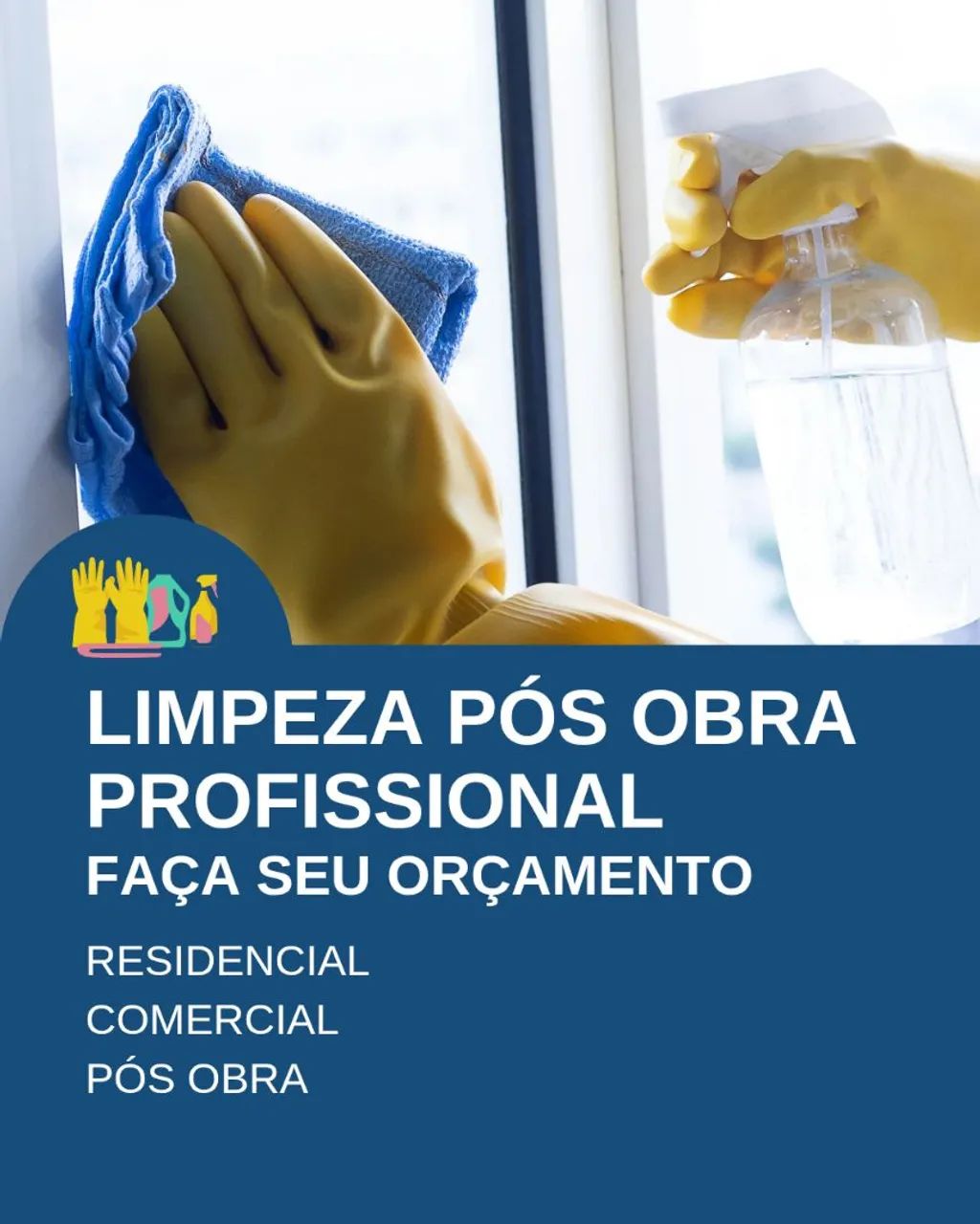 Fazemos limpeza pós obra