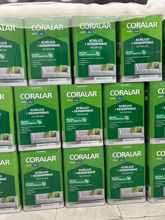 Coral Coralar Acrylic Paint 18 Lts Read the description
