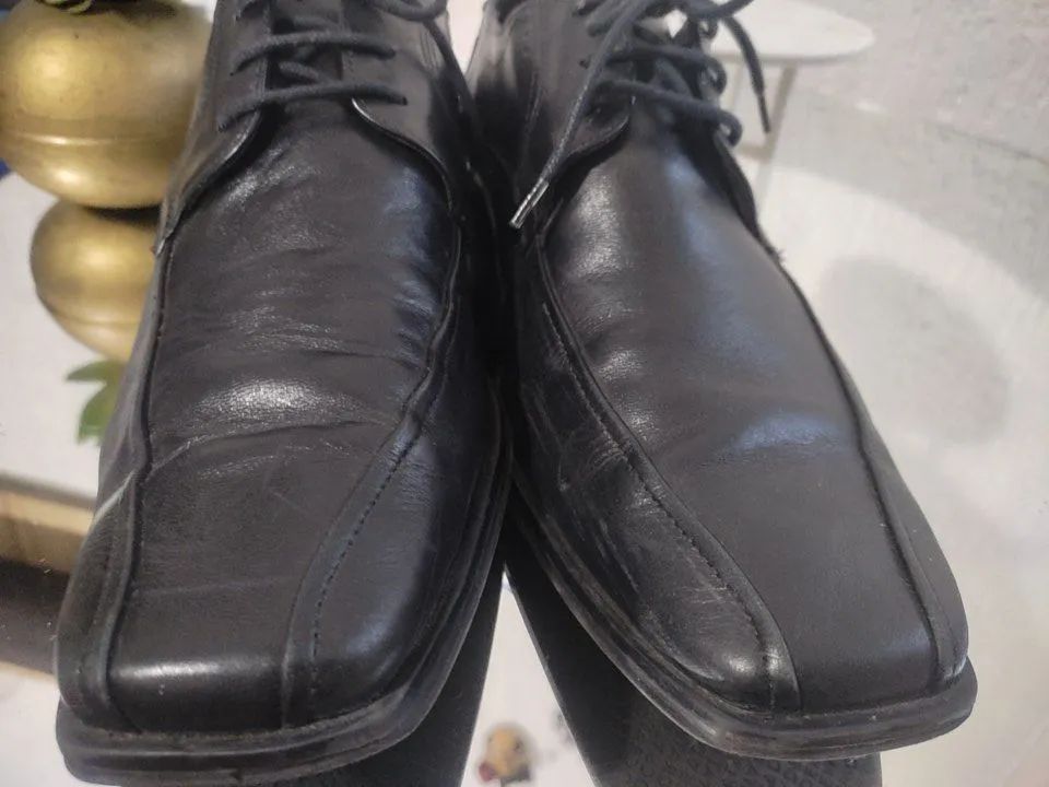 SAPATO DEMOCRATA FIT DE COURO NÚMERO 41 USADO - Foto 3