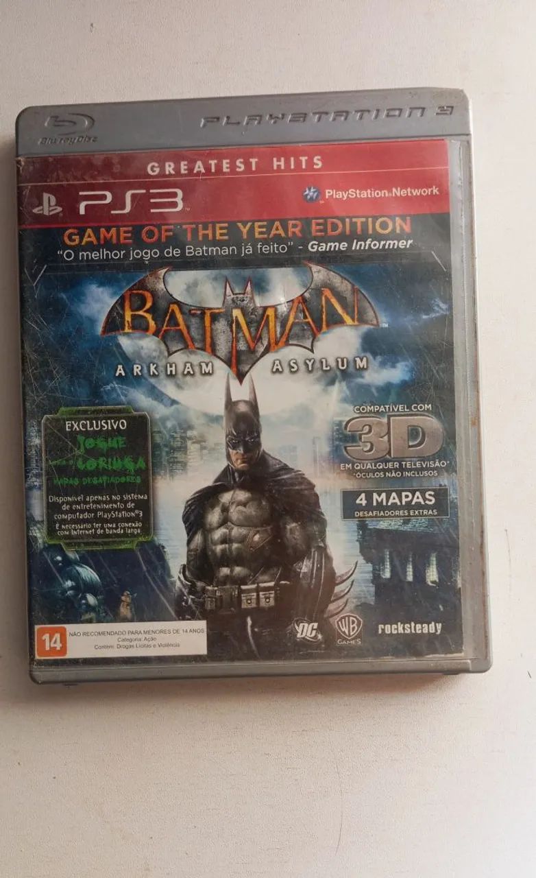  Jogos PS3 Originais - God of War, Batman, Marvel vs Capcom, Mortal Kombat e mais! - Foto 5