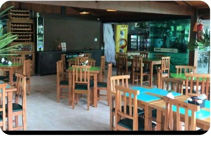 Mesas de madeira para restaurante ou área gourmet