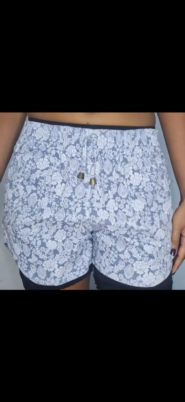 Short Feminino Estampado Floral